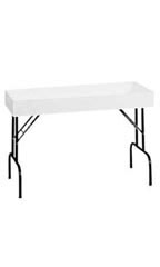 Small White Folding Dump Table