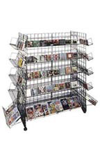 Black CD/DVD Grid Gondola Unit