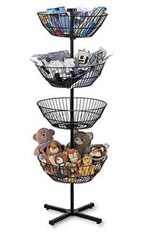 4-Basket Spinner Rack