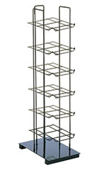 Black Countertop Cap Rack