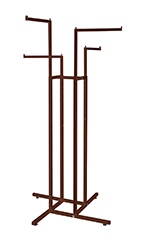 Made to Order 4-Way Clothing Rack with Straight Arms
