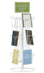 12-Pocket Rotating Greeting Card Rack