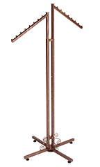 Boutique Cobblestone 2-Way Clothing Rack with Slant Arms