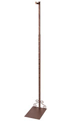 Boutique Cobblestone Adjustable Single Costumer