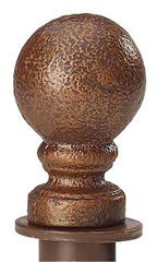 Boutique Cobblestone Ball Round Fitting Finial