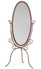 Boutique Cobblestone Cheval Floor Mirror