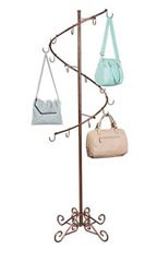 Boutique Cobblestone Spiral Handbag Rack