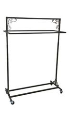 Boutique Double-Rail Rolling Rack