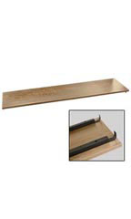 Boutique Vintage 48 inch Caramel Oak Shelf for Outrigger