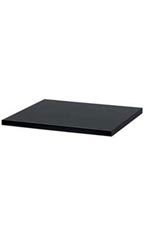 24 x 12 inch Laminated Black Melamine Shelves