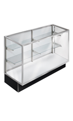 70 inch Extra Vision Black Metal Framed Display Case Ready To Assemble