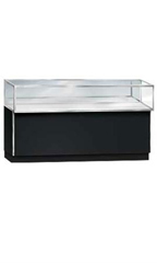 70 inch Full Vision Black Metal Framed Jewelry Display Case Ready To Assemble