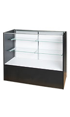 48 inch Full Vision Black Display Case Fully Assembled