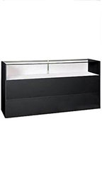 70 inch Black Jewelry Display Case Ready to Assemble
