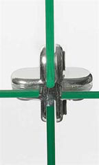 4-Way Chrome Metal Cube Clip
