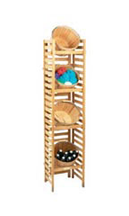 Basket Display with 4 Baskets