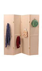 4-Panel Pegboard Display