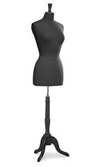Female Black Jersey Dressmaker Form