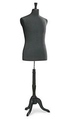 Male Black Jersey Suit Form