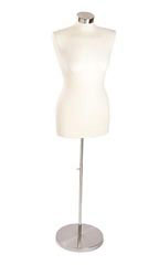 Economy Female Off-White Jersey Dressmaker Form