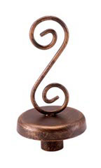 Boutique Cobblestone S-Shape Finial for Dressmaker Forms