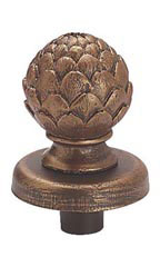 Boutique Cobblestone Artichoke Finial for Dressmaker Forms