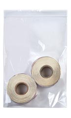 Resealable 6 x 9 inch Clear Plastic Bags  - Case of 100