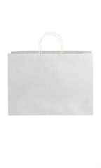 Large - White on Kraft Premium Folded Top Paper Bags - Case of 100