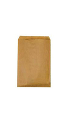 Small - Natural Kraft Paper Merchandise Bags - Case of 1,000