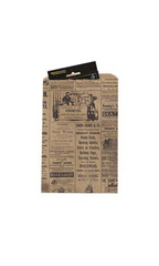 Small - Newsprint Paper Merchandise Bags - Case of 1,000