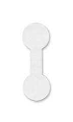 Small White Gummed Ring Price Tags