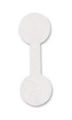 Large White Gummed Ring Price Tags