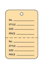 Small Unstrung Perforated Coupon Price Tags