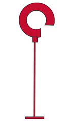Regular 2 inch Red Tagging Fasteners