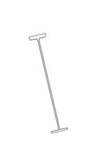 Economy 2 inch Fine Fabric Clear Tagging Fasteners